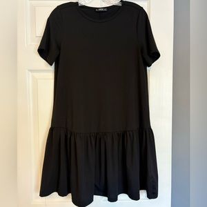 SHEIN Black T-shirt Dress S
